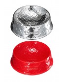 Supreme Diamond Plate Dog Bowl