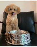 Supreme Diamond Plate Dog Bowl