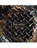 Supreme Diamond Plate Dog Bowl