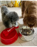 Supreme Diamond Plate Dog Bowl