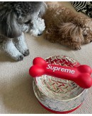 Supreme Diamond Plate Dog Bowl