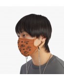 MCM Monogram Face Mask with chain