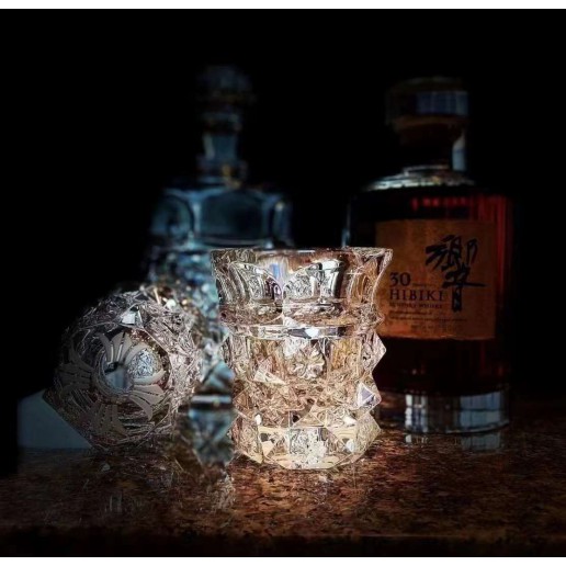 Chrome Hearts x Baccarat crystal pitcher & whiskey glass