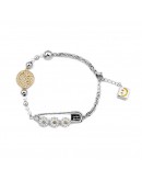 Astar Hades Smiley Daisy Diamond Bracelet 16-21cm