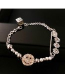 Astar Hades Smiley Daisy Diamond Bracelet 16-21cm