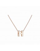 Hermes Pop H Necklaces white