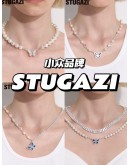 Stugazi Pearl Butterfly Necklaces