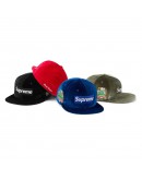 Supreme Velour Box Logo New Era Cap