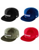 Supreme Velour Box Logo New Era Cap