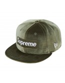 Supreme Velour Box Logo New Era Cap