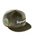 Supreme Velour Box Logo New Era Cap