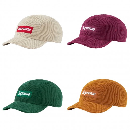 Supreme Corduroy Camp Cap