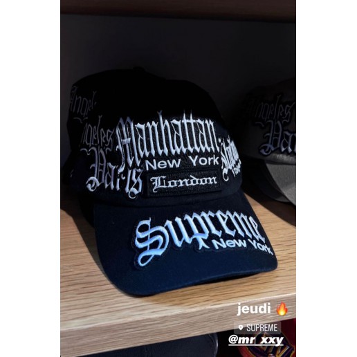 Supreme City Patches 6 Panel Cap