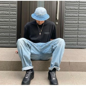 Supreme Denim Crusher Bucket Hat Cap 2022