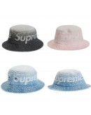 Supreme Denim Crusher Bucket Hat Cap 2022