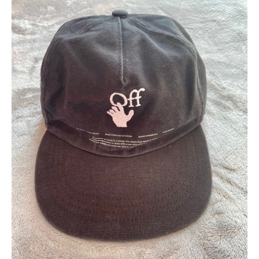 OffWhite HandOff Logo Cap black