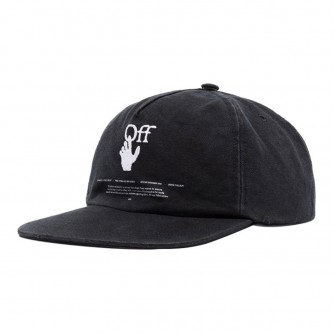 OffWhite HandOff Logo Cap black