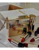 Dior Christmas Liptsicks Bag Set Gold Series two bag 4 lipsticks