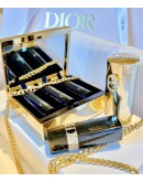 Dior Christmas Liptsicks Bag Set Gold Series two bag 4 lipsticks