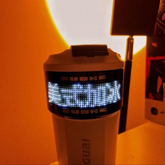 SGUAI LED Animation Screen Stainless Steel Thumber 350ml