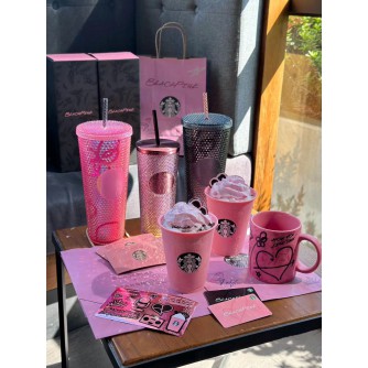 Starbucks x Black Pink 2025 pink series