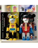 Bearbrick x Transformers BUMBLEBEE STARSCREAM 大黄蜂 红蜘蛛 100% 400%