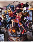 OnePieces ‘ Three Captain ‘ LX Studio Luffy  Trafalgar D  Eustass Kid  60cm