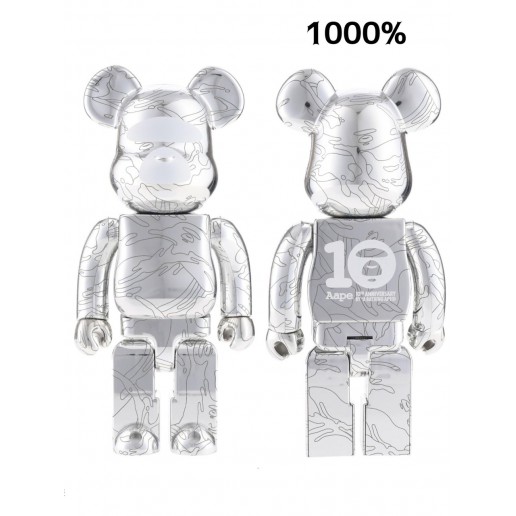 MEDICOM TOY BE@RBRICK & AAPE BY A BATHING APE 10TH ANNIVERSARY