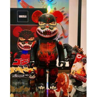 BearBrick x Godzilla 400% 1000%