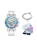 RonMar RM-C1 ICE Rainbow Transparent Watch SS23