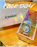 RonMar RM-C1 ICE Rainbow Transparent Watch SS23