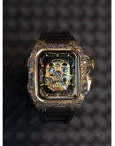 Carbon Fiber RM Style  iWatch Case 44mm 45mm