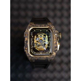 Carbon Fiber RM Style  iWatch Case 44mm 45mm