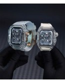 Carbon Fiber RM Style  iWatch Case 44mm 45mm
