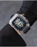 Carbon Fiber RM Style  iWatch Case 44mm 45mm