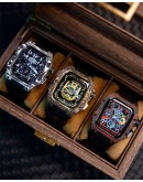 Carbon Fiber RM Style  iWatch Case 44mm 45mm