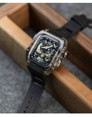 Carbon Fiber RM Style  iWatch Case 44mm 45mm