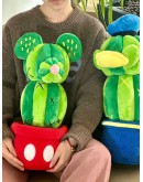 Sunday Home Mickey & Donald Duck Cactus Cushion