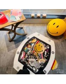 ACCYGRAM RM88 Style Smiley Carpet 100 x 97cm