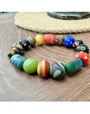 Mountains & Mans Colour Glass Bracelet