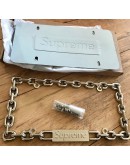 Supreme Chain License Plate Frame gold silver