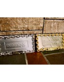 Supreme Chain License Plate Frame gold silver