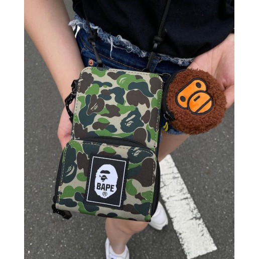 Bape FW23 Magazine ABC Camo SlingBag