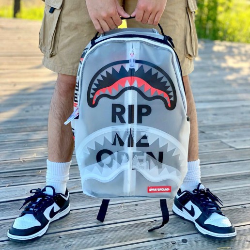 SprayGround Transparents Shark Backpack 