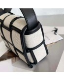 Bottega Cassette SS23 Canvas Weave SlingBag