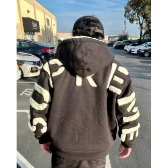 Supreme Faux Fur Lined Zip Up Hoodie FW22