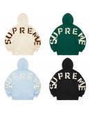 Supreme Faux Fur Lined Zip Up Hoodie FW22