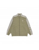 Adidas Original Small Logo Stripe Jacket olive green