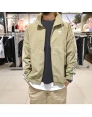 Adidas Original Small Logo Stripe Jacket olive green