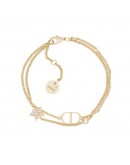 Dior Double Chain Staring Bracelet